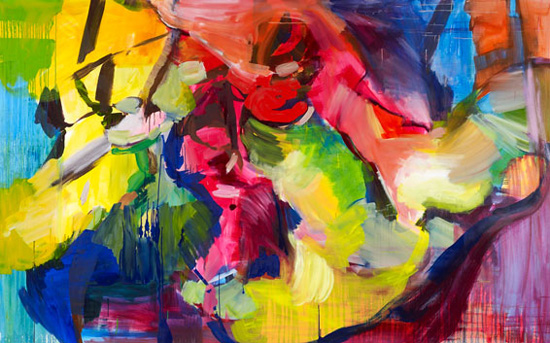 Both Awake and Asleep oil on canvas 168x271cm 2010